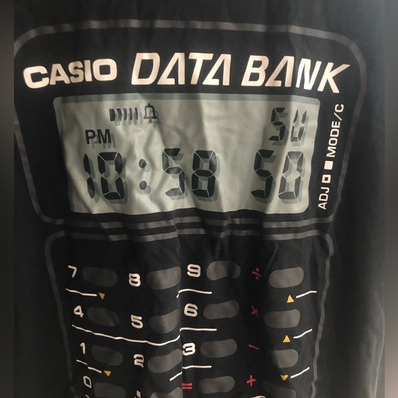 CASIO DATA BANK Uniqlo UT T-Shirt 2018 Rare Limited Edition - Picture 2 of 9